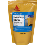 SIKA CEM HYDROFUGE LIQUIDE 500ML/DOSE 12 DOSES/CAR